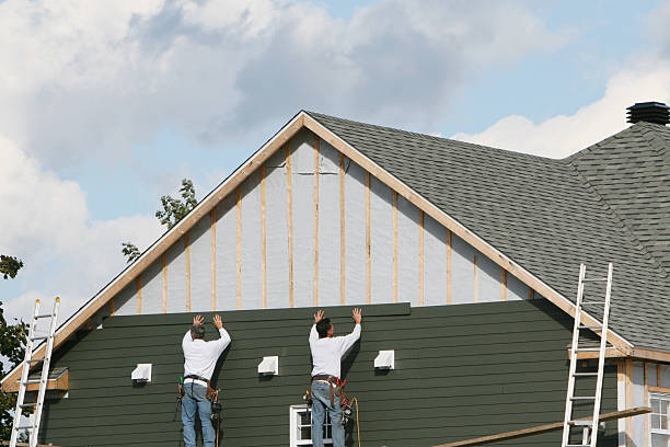 Professional Emergency Siding Repair technician working in Burkittsville, MD